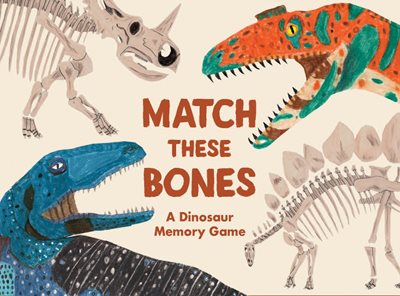 لعبة الذاكرة ديناصور وهيكله العظمي